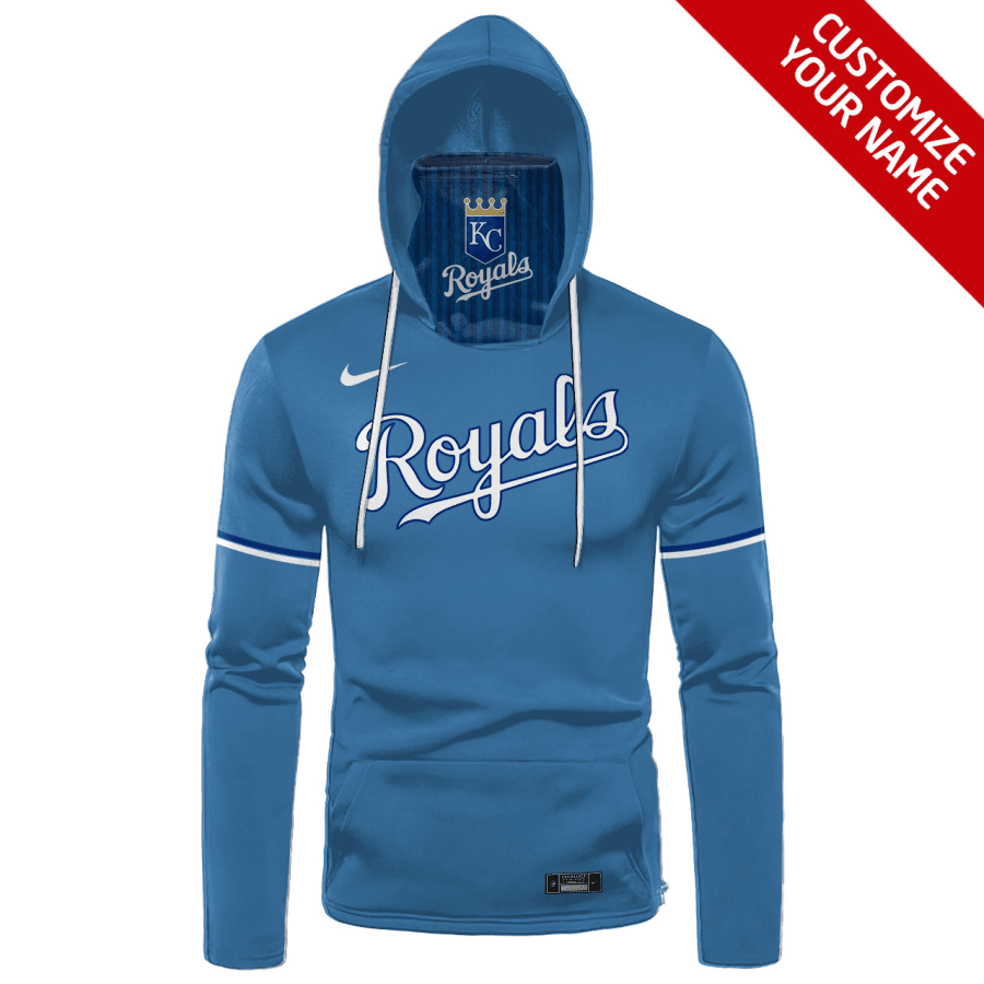 Custom Your Name Kansas City Royals Hoodie Mask SI40 - Image 2