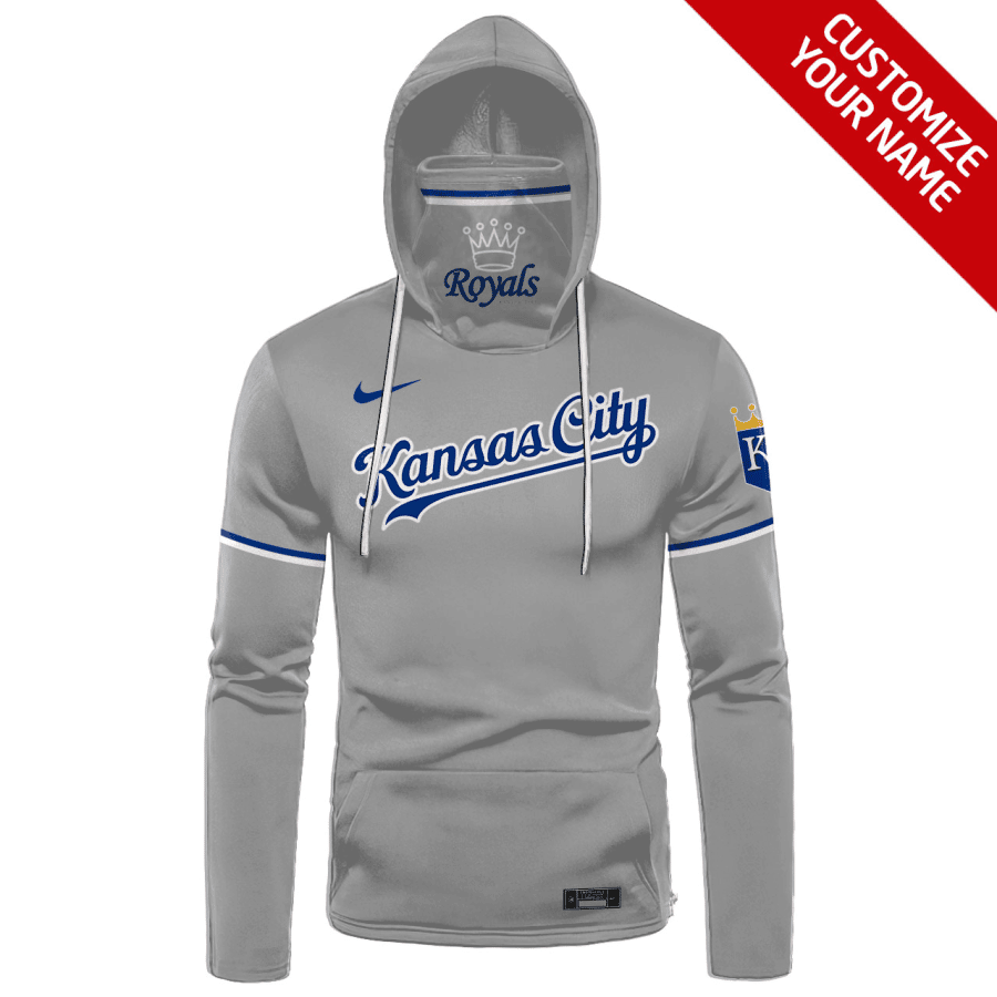 Custom Your Name Kansas City Royals Hoodie Mask OC72 - Image 2