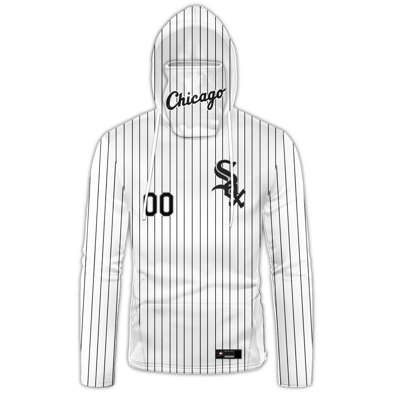 Custom Your Name Chicago White Sox Hoodie Mask KF39 - Image 2