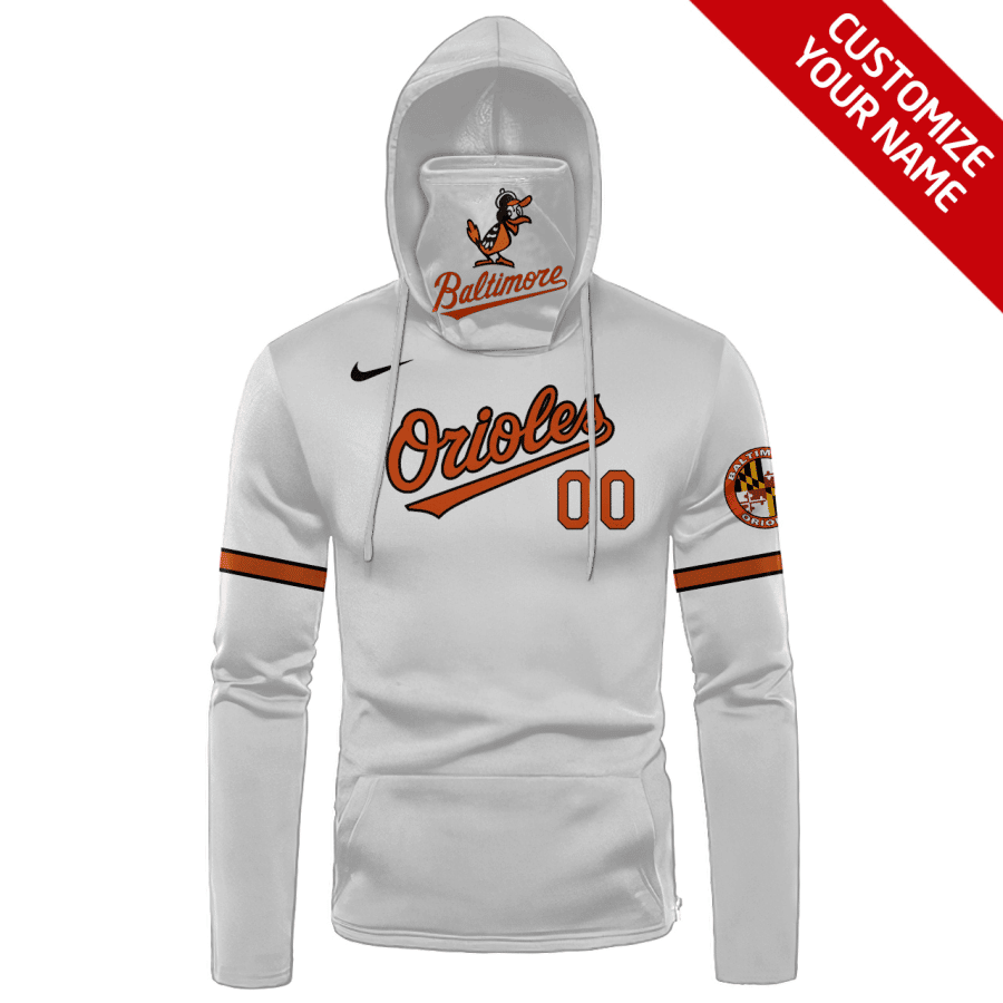 Custom Your Name Baltimore Orioles Hoodie Mask TM55 - Image 2