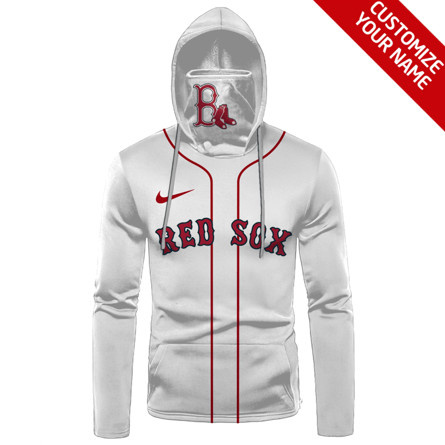 Custom Your Name Boston Red Sox Hoodie Mask PG30 - Image 2