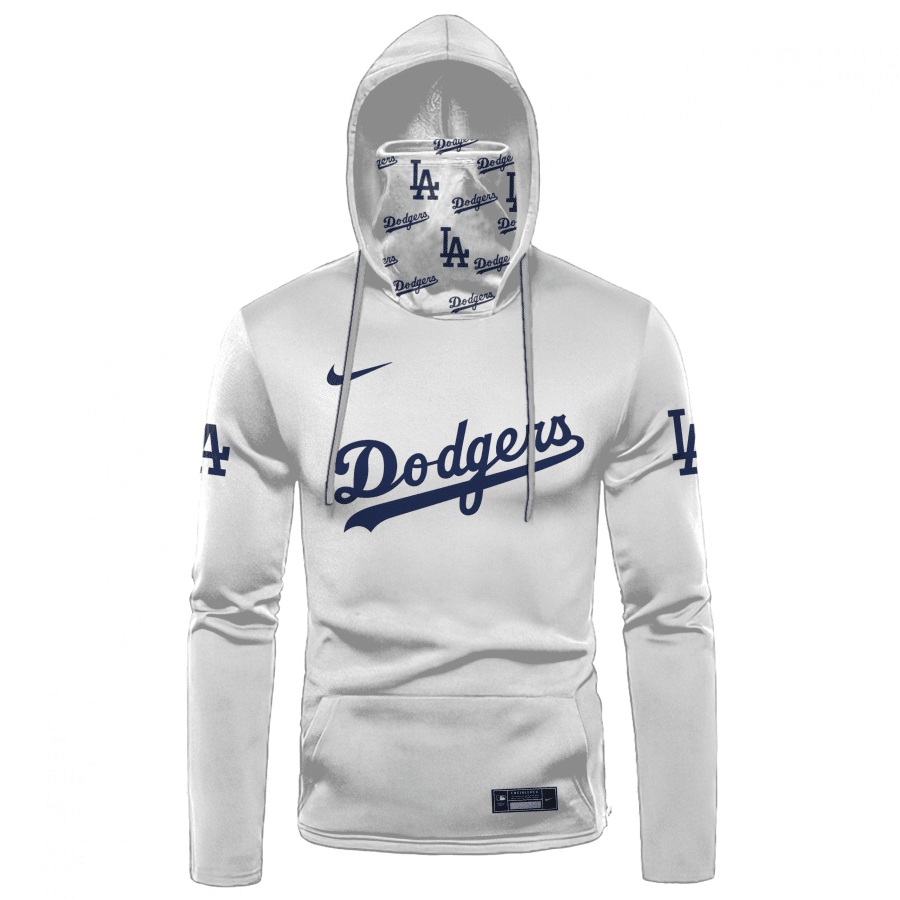 Custom Your Name Los Angeles Dodgers Hoodie Mask YR38 - Image 2