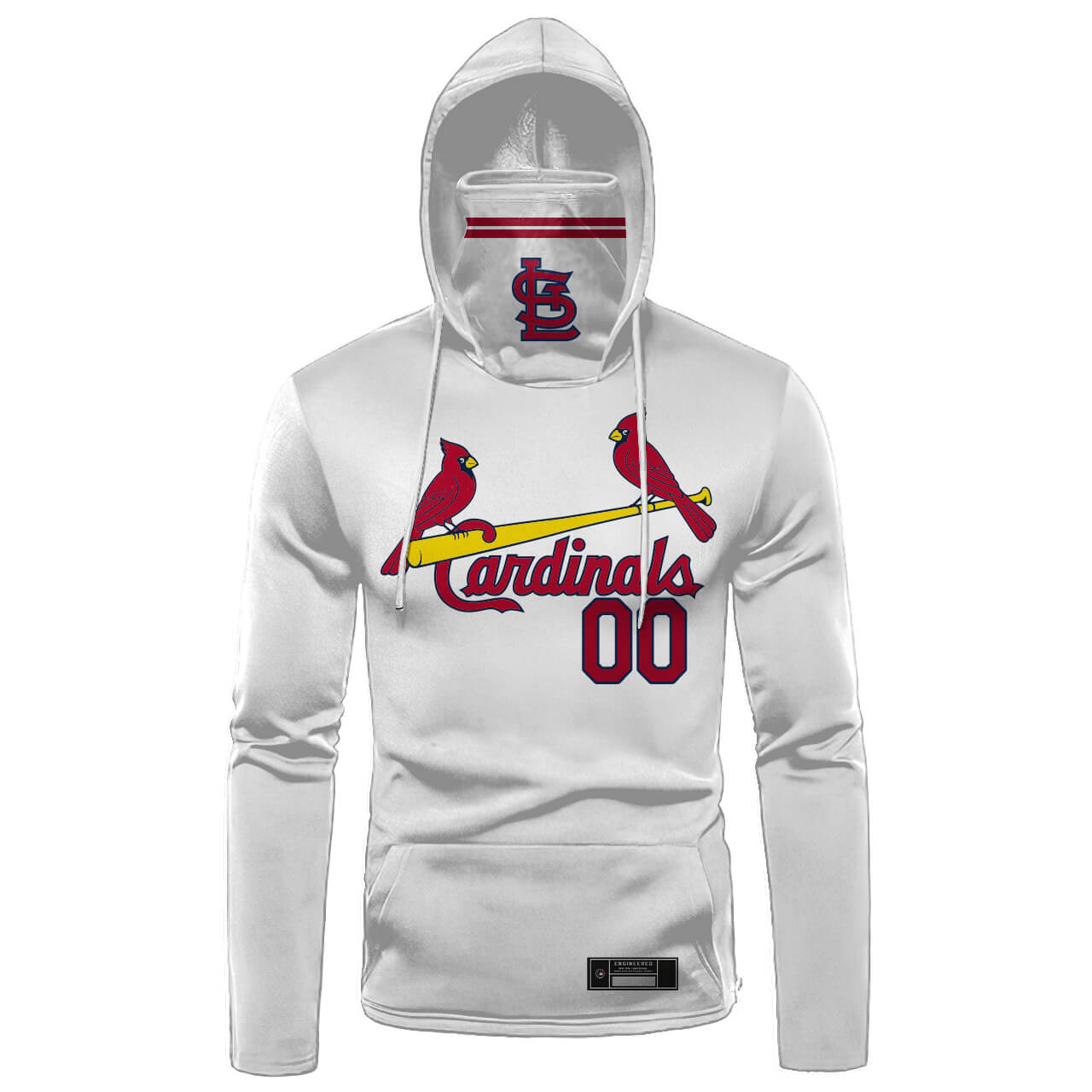Custom Your Name St. Louis Cardinals Hoodie Mask GS33 - Image 2