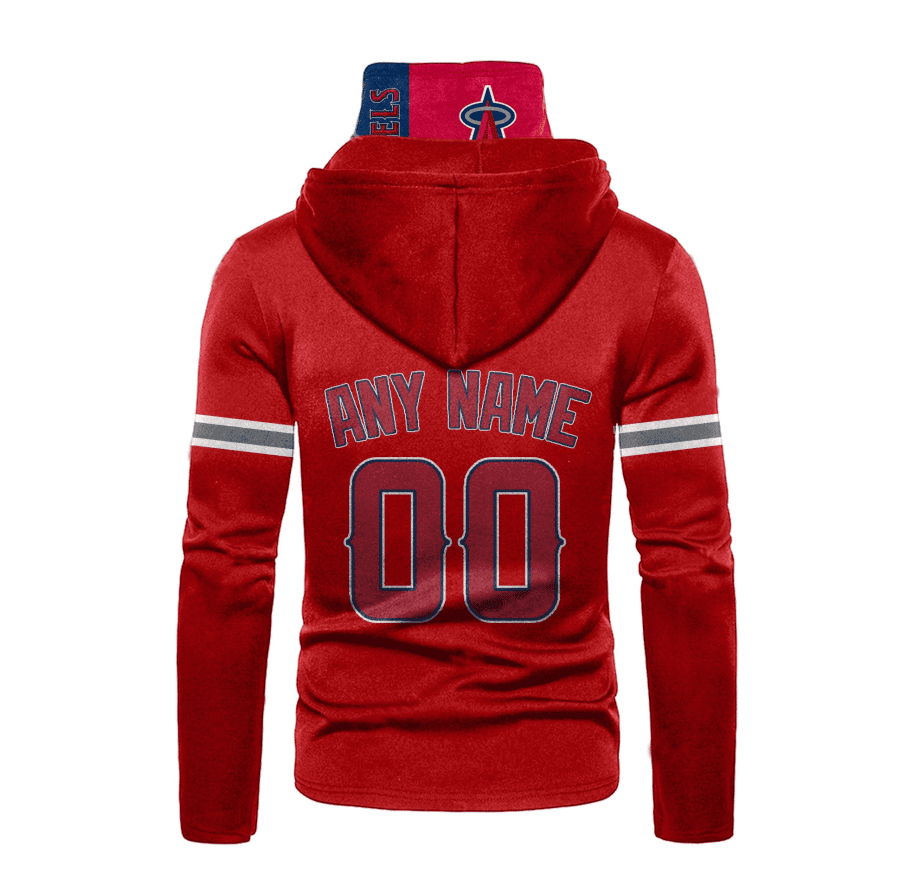 Custom Your Name Los Angeles Angels Hoodie Mask SI02 - Image 3