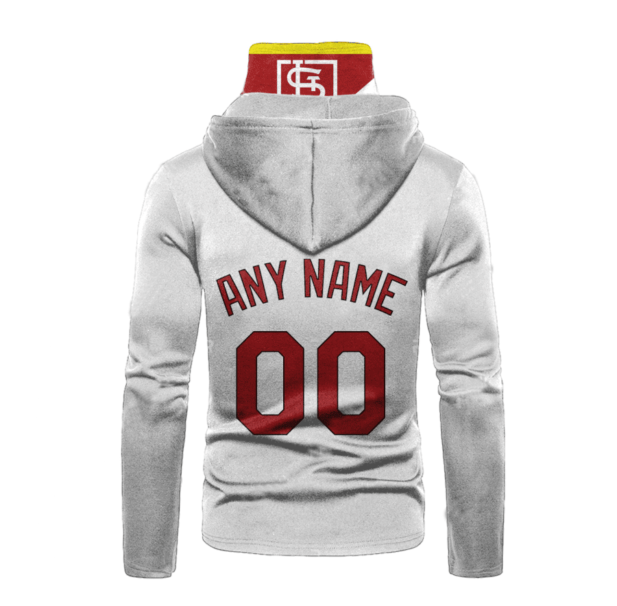 Custom Your Name St. Louis Cardinals Hoodie Mask RH55 - Image 3