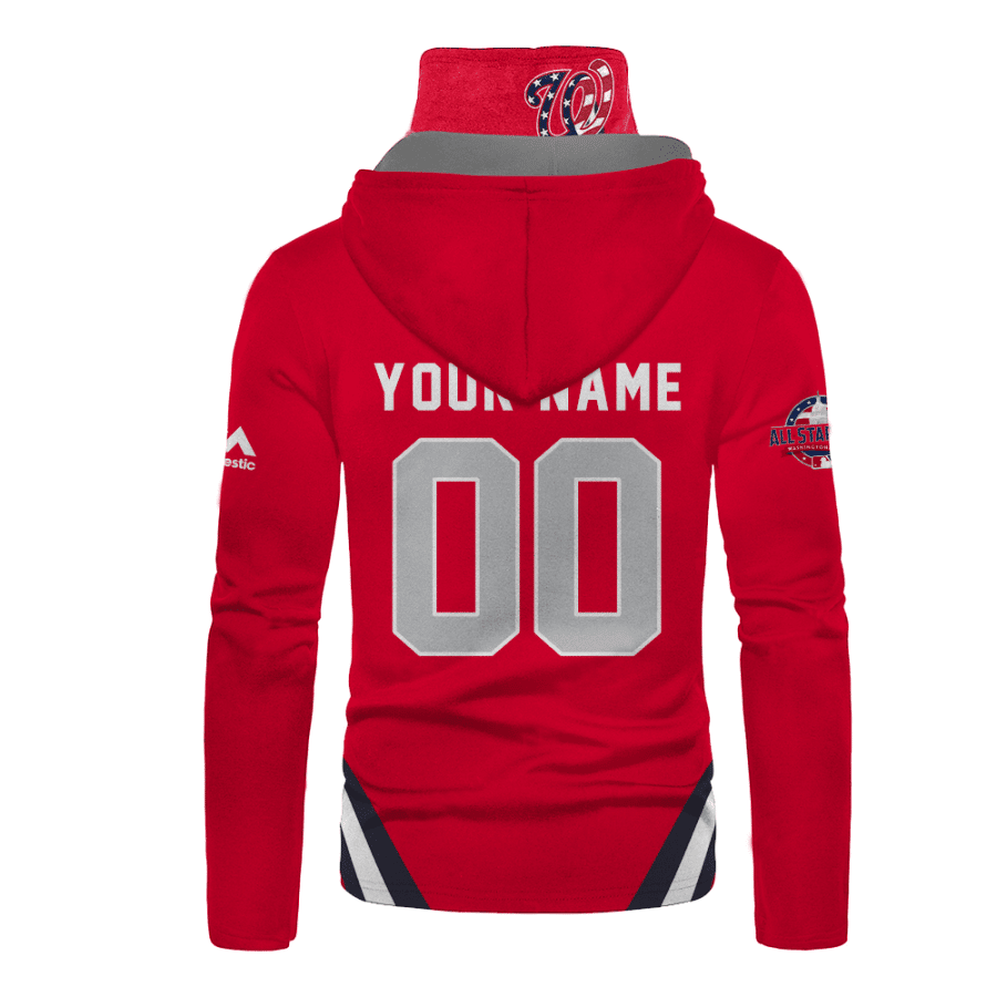 Custom Your Name Washington Nationals Hoodie Mask KE83 - Image 3