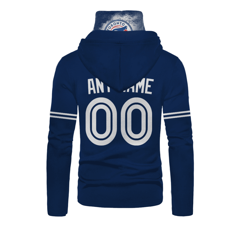 Custom Your Name Toronto Blue Jays Hoodie Mask AU39 - Image 3