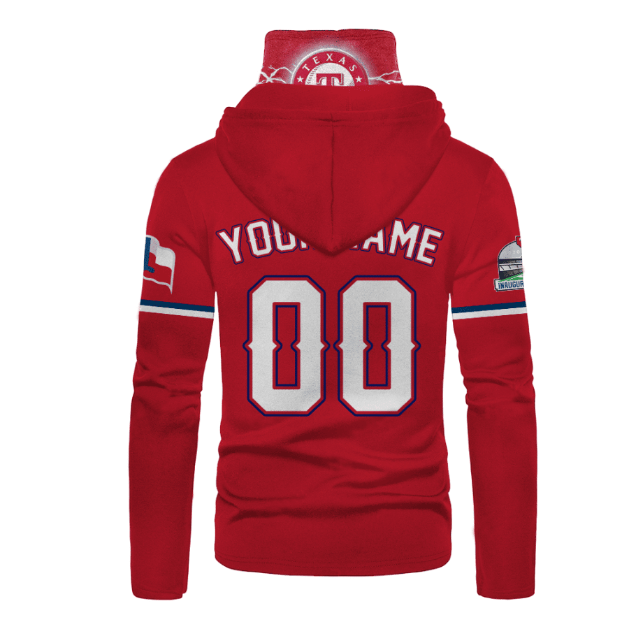 Custom Your Name Texas Rangers Hoodie Mask OE14 - Image 3