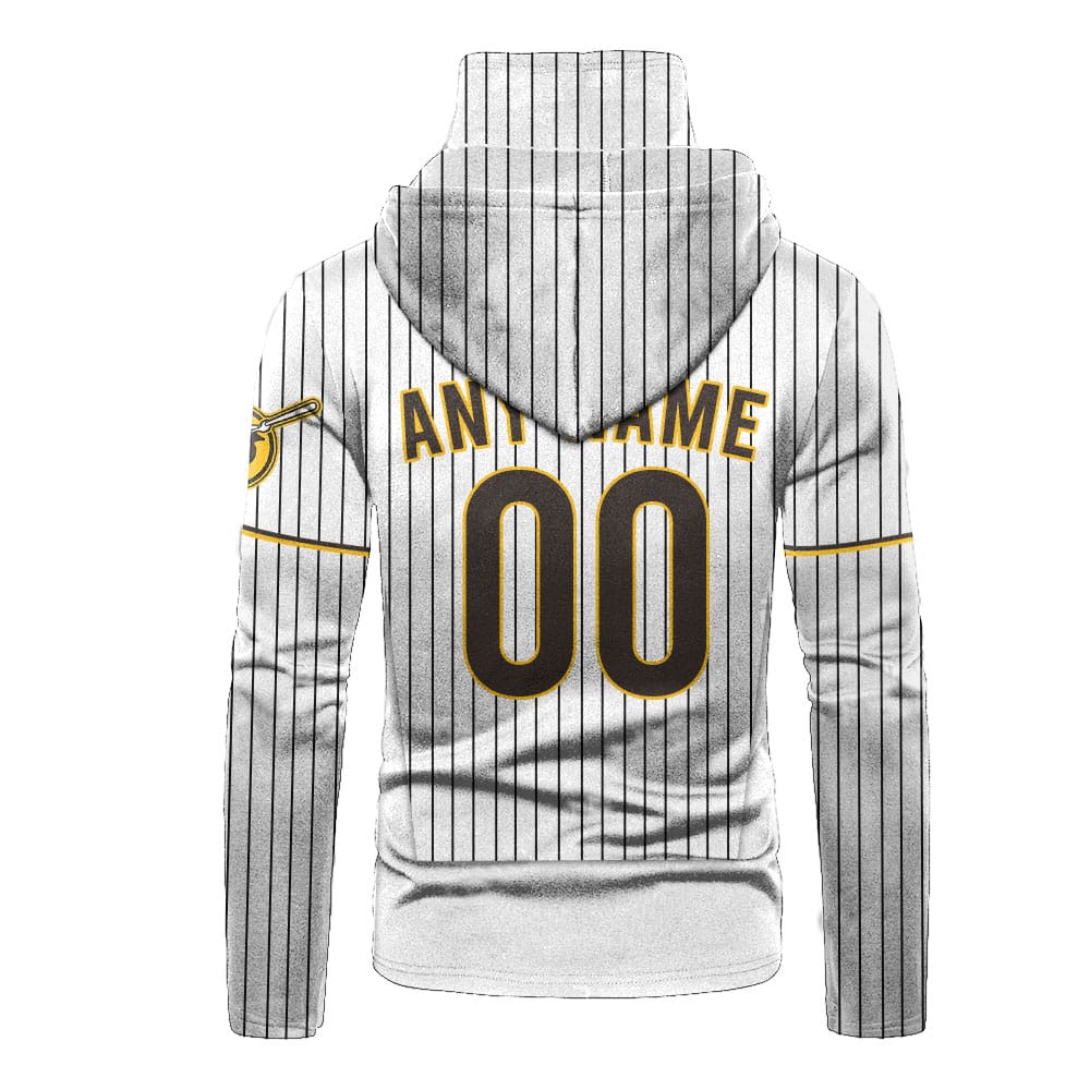 Custom Your Name San Diego Padres Hoodie Mask RU28 - Image 3