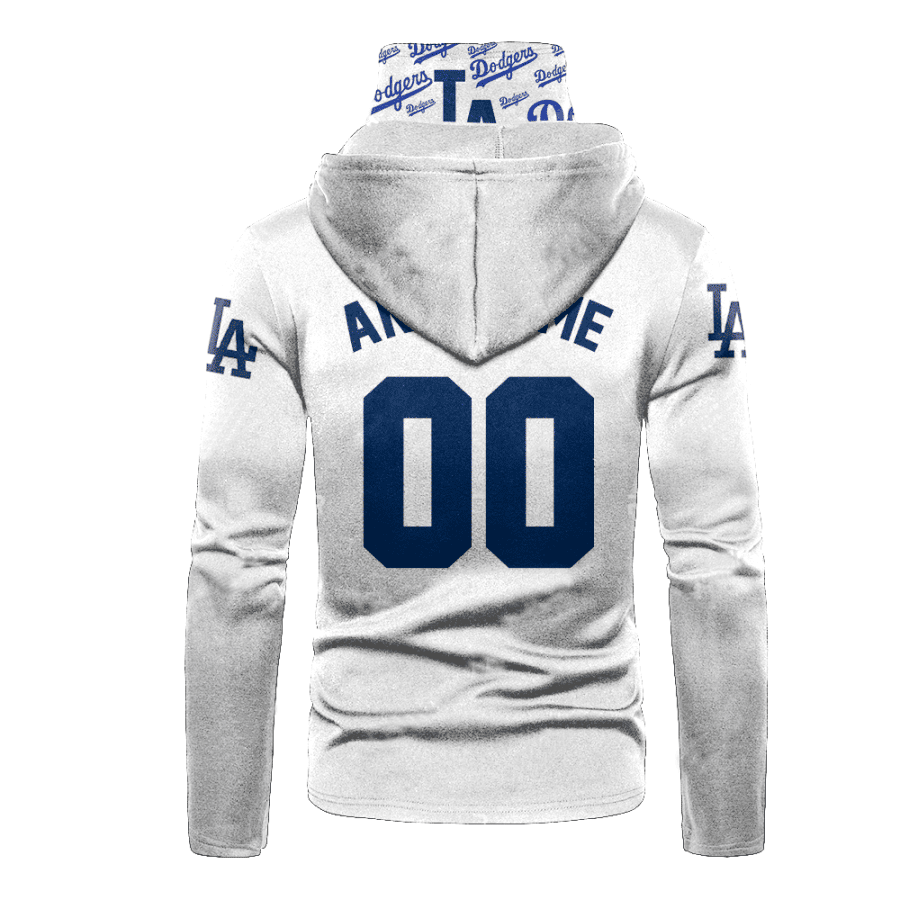 Custom Your Name Los Angeles Dodgers Hoodie Mask KY47 - Image 3