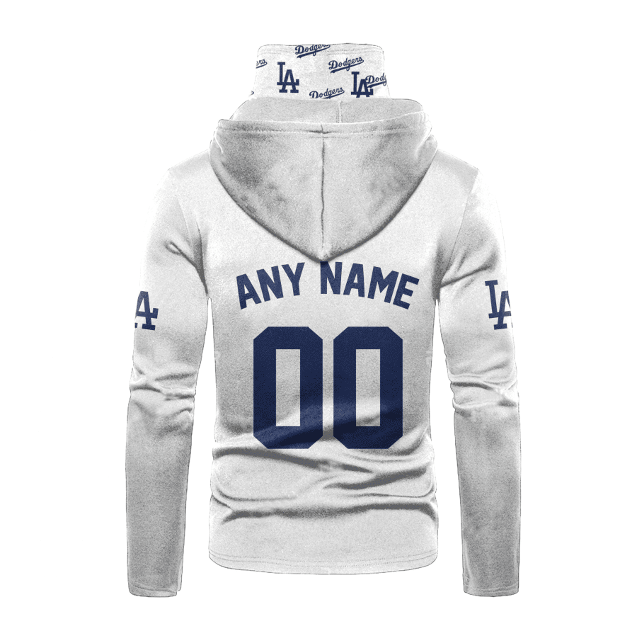Custom Your Name Los Angeles Dodgers Hoodie Mask YR38 - Image 3