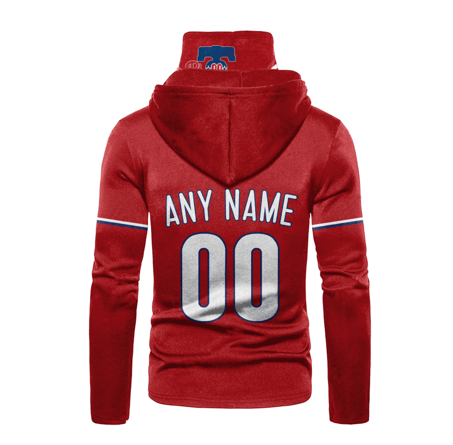 Custom Your Name Philadelphia Phillies Hoodie Mask TB48 - Image 3