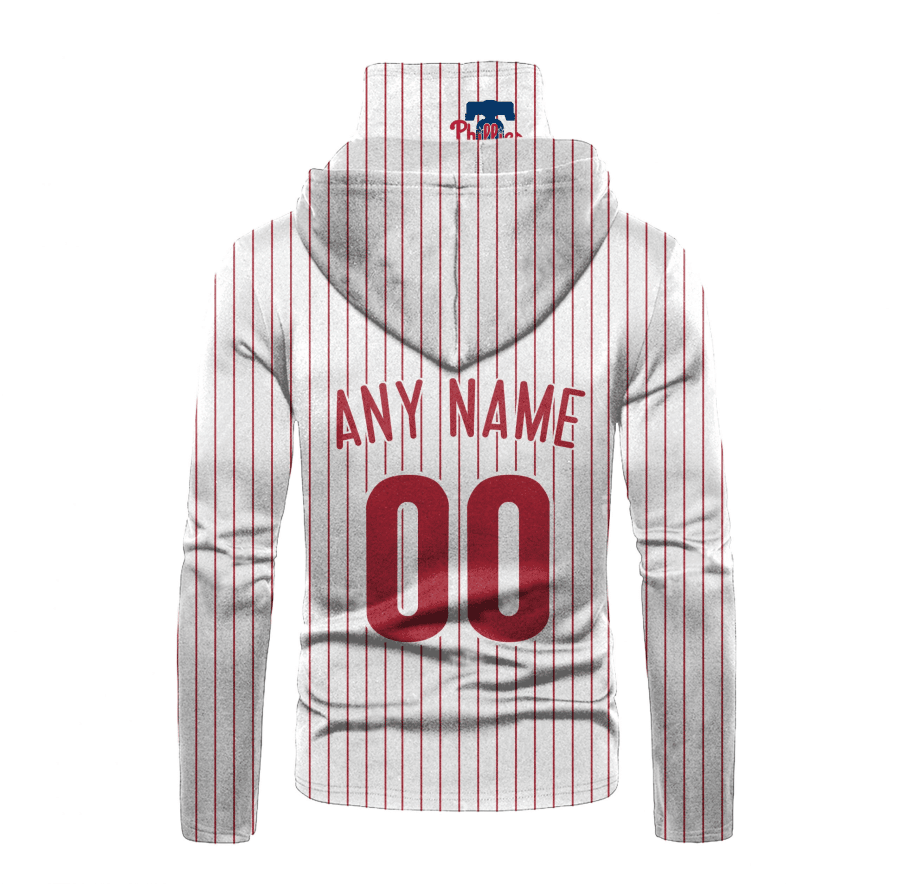 Custom Your Name Philadelphia Phillies Hoodie Mask YL31 - Image 3
