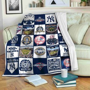 New York Yankees Fleece Blanket Full Size HO86