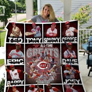 Cincinnati Reds Fleece Blanket Full Size HD47