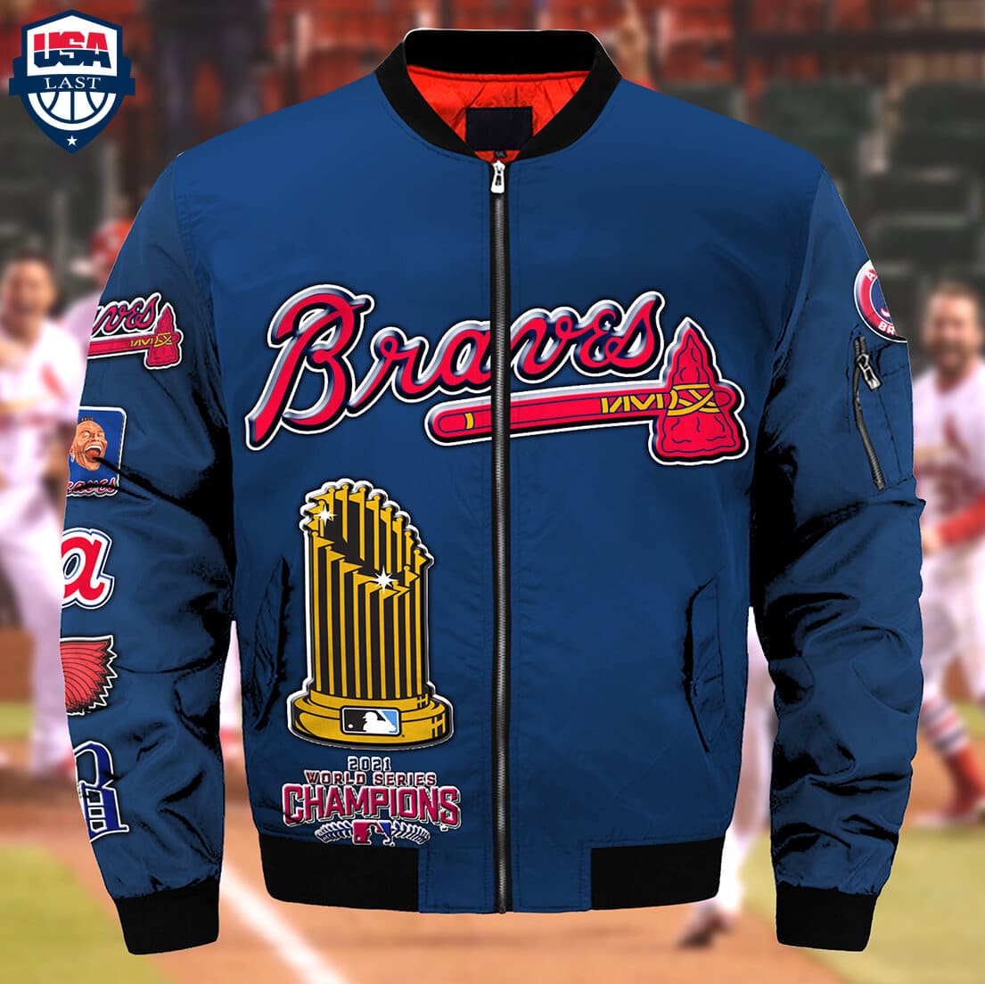 Clothes Atlanta Braves Full Size (Youth & Adult) FB82 - Image 2