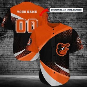 Custom Your Name Baltimore Orioles Baseball Jersey AS34
