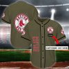 Custom Your Name Boston Red Sox Baseball Jersey HE72