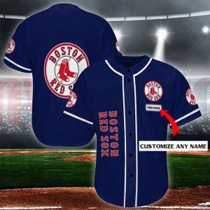 Custom Your Name Boston Red Sox Baseball Jersey ND93