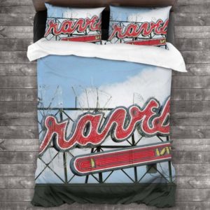 Atlanta Braves Bedding Set PU28
