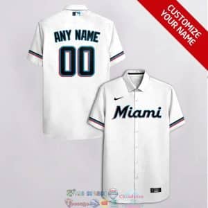 Custom Your Name Miami Marlins Hawaii Shirt WK29