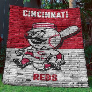 Cincinnati Reds Fleece Blanket Full Size JI86