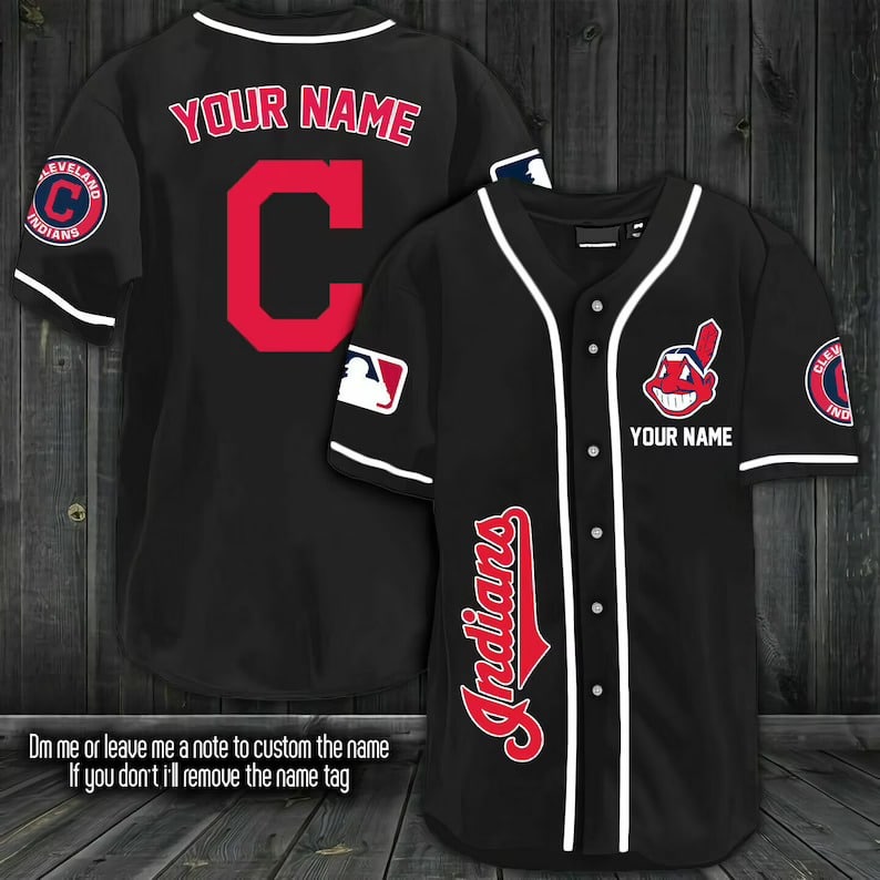 Custom Your Name Cleveland Guardians Baseball Jersey JV39