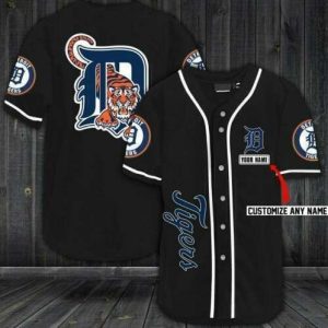 Detroit Tigers Baseball Jersey TD39