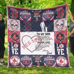 Boston Red Sox Fleece Blanket Full Size IG04