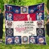 Minnesota Twins Fleece Blanket Full Size NF46