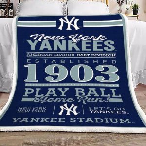 New York Yankees Fleece Blanket Full Size WV34