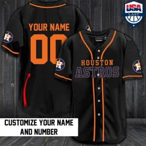Custom Your Name Houston Astros Baseball Jersey YS39