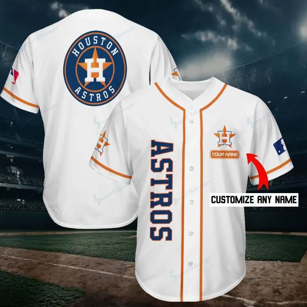 Houston Astros Baseball Jersey YO88 - Image 2