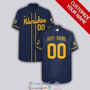 Custom Your Name Milwaukee Brewers Hawaii Shirt LE28