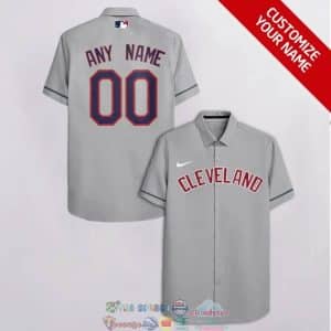 Custom Your Name Cleveland Guardians Hawaii Shirt VC39