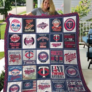 Minnesota Twins Fleece Blanket Full Size UO39