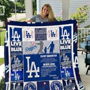 Los Angeles Dodgers Fleece Blanket Full Size UD39