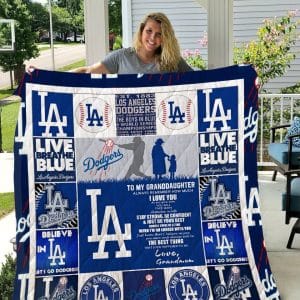 Los Angeles Dodgers Fleece Blanket Full Size RH65