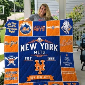 New York Mets Fleece Blanket Full Size KO39