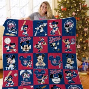 Minnesota Twins Fleece Blanket Full Size HJ73
