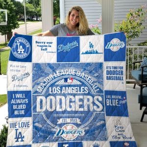 Los Angeles Dodgers Fleece Blanket Full Size GO39