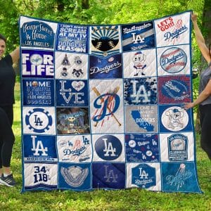 Los Angeles Dodgers Fleece Blanket Full Size OF47