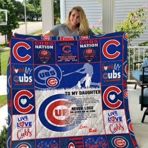 Chicago Cubs Fleece Blanket Full Size UR89