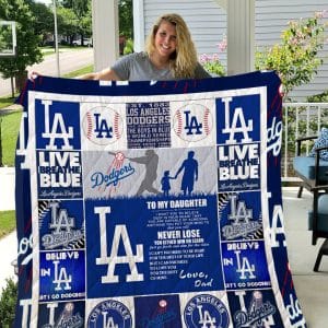 Los Angeles Dodgers Fleece Blanket Full Size TJ69