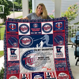 Minnesota Twins Fleece Blanket Full Size ME94