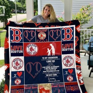 Boston Red Sox Fleece Blanket Full Size JD93