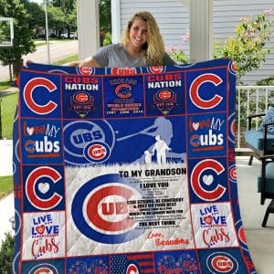 Chicago Cubs Fleece Blanket Full Size UF49