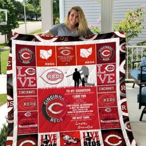 Cincinnati Reds Fleece Blanket Full Size KR50