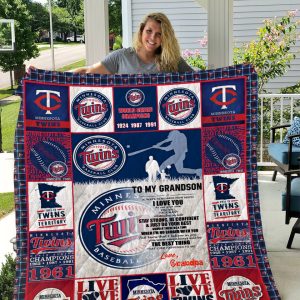 Minnesota Twins Fleece Blanket Full Size KK30