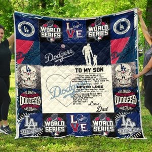 Los Angeles Dodgers Fleece Blanket Full Size TO39